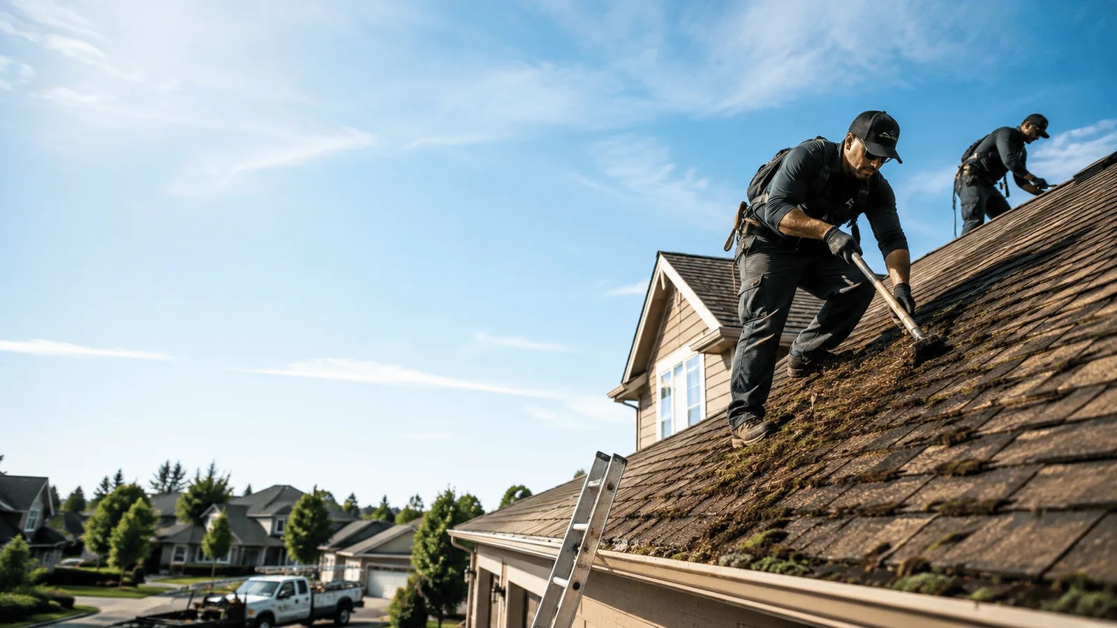 Roof Moss Removal in Leland, MI near me